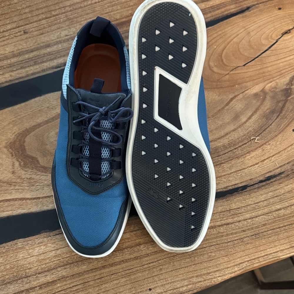 Wolf & Shepherd Men's Blue and navy Sneakers worn once - Picture 4 of 4